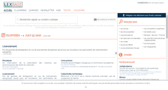 Desktop Screenshot of lexbase.fr