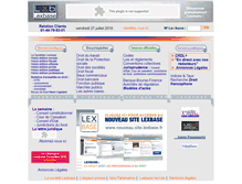 Tablet Screenshot of lexbase.lexbase.fr
